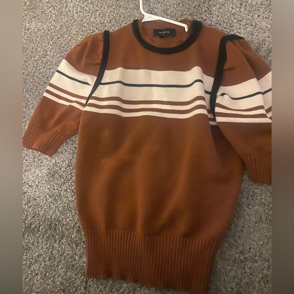 En saison knitted blouse